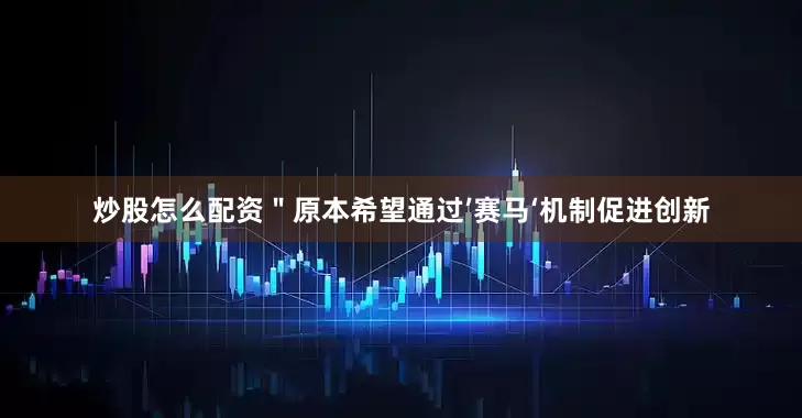 炒股怎么配资＂原本希望通过’赛马‘机制促进创新